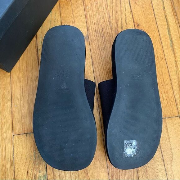 Tony Bianco Isabel black magic slides shoes sandals flats Revolve 6 - Picture 8 of 13